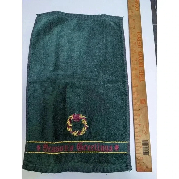 (4) Vintage Christmas Kitchen Hand Towels Set of 4‎ Holiday Seasonal Cloth Lot - Picture 12 of 15